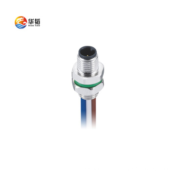 M5 Three core male head waterproof connector